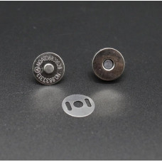 Кнопка магнит для альбома 14 мм , 1 набор, цвет никель