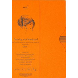 Склейка в папці Authentic, mixed media, А4, 200г/м2, 40л, білий, Smiltainis