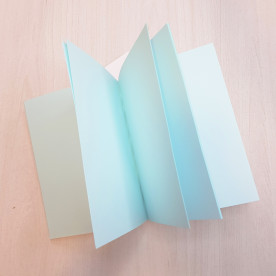 Заготівля для блокнота, блакитний колір, 80г / м2, А5, 96 аркушів, 192 сторінки, Magenta Line