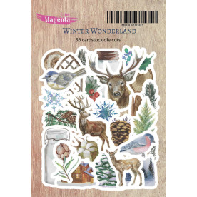 Набор высечек, Winter Wonderland, 56 штук, Magenta Line