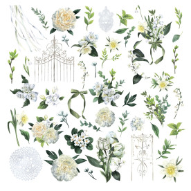 Лист для вирізання, White Spring, 30,5х30,5 см, Magenta Line