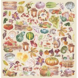 Лист для вырезания, Cozy Autumn, 30,5х30,5 см, Magenta Line