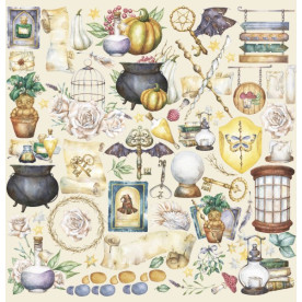 Лист для вирізання, Magic Story, 30,5х30,5 см, Magenta Line