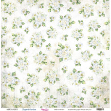 Двусторонняя скрапбумага, Elegant Garden 01, 240 г/м2, 30,5х30,5 см, Magenta Line