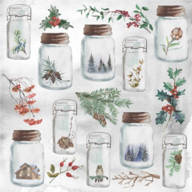 Двусторонняя скрапбумага, Winter Wonderland 03, 240 г/м2, 30,5х30,5 см, Magenta Line