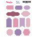 Набір наліпок Bullet journal Теги, бузковий, MLSBJ40006, 13х18 см, Magenta Line