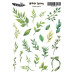 Наклейки, White Spring 06 Весенняя листва, 13х18 см, Magenta Line