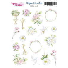 Наклейки, Elegant Garden 01 Весняні букети, 13х18 см, Magenta Line