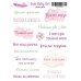 Наклейки, Dear Baby Girl 04 Фрази про дівчинку укр., 13х18 см, Magenta Line