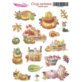 Наклейки, Cozy Autumn 01 Осенний урожай, 13х18 см, Magenta Line