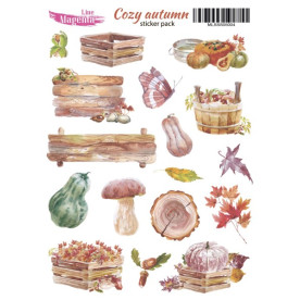 Наклейки, Cozy Autumn 04 Очарование осени, 13х18 см, Magenta Line