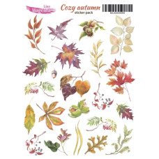 Наклейки, Cozy Autumn 08 Осіннє листя, 13х18 см, Magenta Line