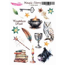 Наклейки, Magic Story 09 Магія Сова, 13х18 см, Magenta Line