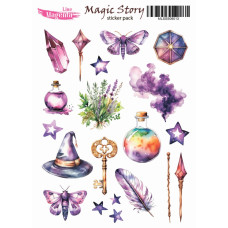 Наклейки, Magic Story 13 Магія бузкова, 13х18 см, Magenta Line