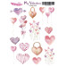 Наклейки, My Valentine 04 Серця - повітряні кулі, 13х18 см, Magenta Line