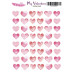 Набор наклеек My Valentine 07 Розовые сердечки, 13x18 см, Magenta Line