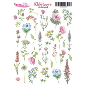 Лист наклеек Wildflower 06 Полевые травы, 13х18 см, Magenta Line