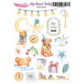 Наклейки My Sweet Baby Мой малыш, 13х18 см, Magenta Line