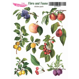 Наклейки, Flora and Fauna Фруктовий сад, MLSTK03018, 13х18 см, Magenta Line