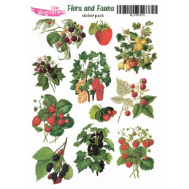 Наклейки, Flora and Fauna Ягодний город, MLSTK03019, 13х18 см, Magenta Line