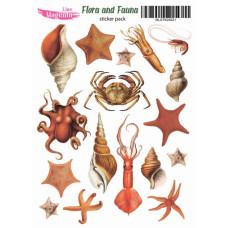 Наклейки, Magic Story Flora and Fauna Підводний світ MLSTK03021, 13х18 см, Magenta Line