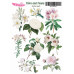 Набор наклеек Flora and Fauna Белые цветы, MLSTK03022, 13x18 см, Magenta Line