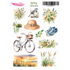 Наклейки Spring Прогулка MLSTK06013, 13х18 см, Magenta Line