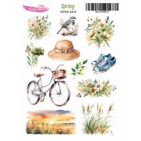 Наліпки Spring Прогулянка MLSTK06013 13х18 см, Magenta Line