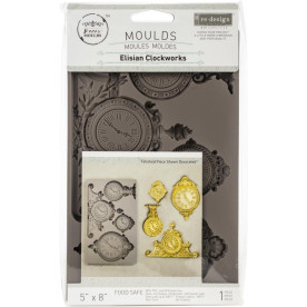 Силіконова форма (молд) 12.5х20 см Clockworks Redesign, Prima Marketing