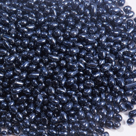 Декоративні камінчики в баночці, темно синій, від 1 до 4 мм, 30 грам, 30 мл