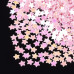 Набір паєток, Маленькі зірочки, неоновий рожевий, 2,5x2,5x0,3 мм, близько 10 грам
