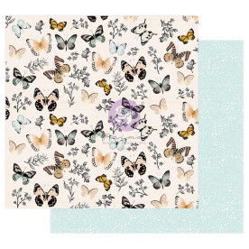 Лист двусторонней скрапбумаги, Nature Lover, In Flight, 30х30 см, Prima