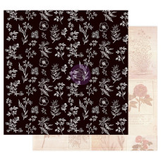 Лист двусторонней скрапбумаги, Nature Lover, All The Flowers, 30х30 см, Prima