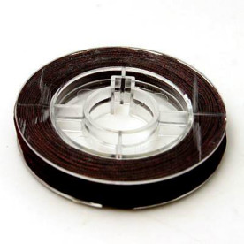 Нейлоновый шнур рулон, коричневый, толщина 0.8 мм, длина 7-9 м