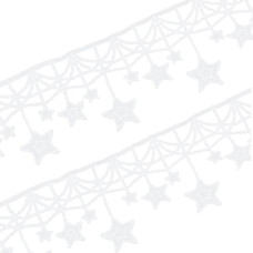Мереживо Зірочки, ширина 10 см, довжина 30 см