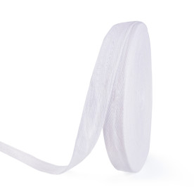 Хлопковая лента, цвет белый, 25 мм, 1 м