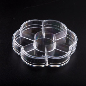 Контейнер органайзер для мелочей, ромашка, размер 10х2 см