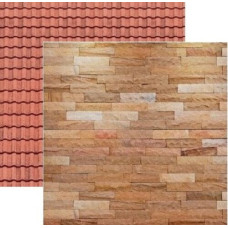 Двусторонняя бумага Tiles  30х30 от Kaisercraft