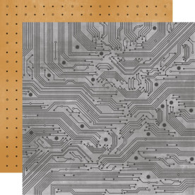 Лист двусторонней бумаги, Workshop Paper, Valiant, 30x30 см, Kaisercraft