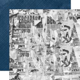 Аркуш двостороннього паперу, Workshop Paper, Courageous, 30x30 см, Kaisercraft