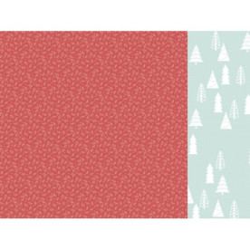 Лист двусторонней бумаги, Peppermint Paper, Holly Joll, 30x30 см, Kaisercraft