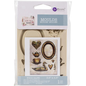 Силиконовая форма, молд, With Love, 9х11 см, Prima