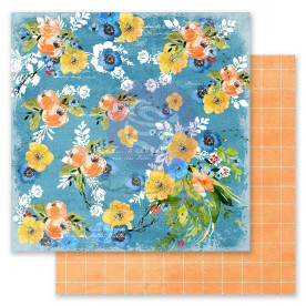 Скрапбумага Hello Weekend - Painted Floral, 30х30 см, Prima