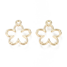 Підвіска Фігурна квітка, колір золото, 18х16 мм, 1 шт