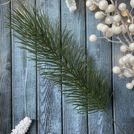 Гілка хвої лита, Сосна пишна зелена, 1 гілка, довжина 18 см