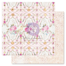 Двусторонняя скрапбумага с фольгированием My Treasure, 30х30 см, Prima