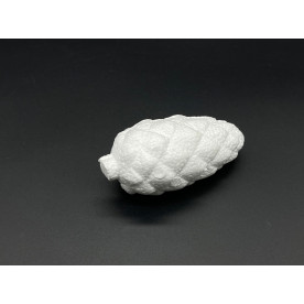 Заготовка з пінопласту, Шишка, білий, 80 мм