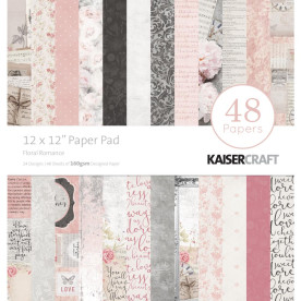 Набор скрапбумаги Floral Romance 30х30 см 24 листа от Kaisercraft