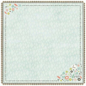 Лист бумаги для скрапбукинга, Nature, Bow and Arrow, Kaisercraft