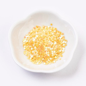 Набор пайеток Звездочки, цвет желтый, 2.5 мм, около 10 грамм